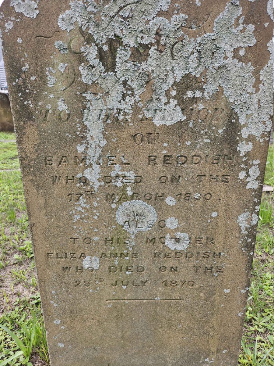 REDDISH Eliza Anne -1870 :: REDDISH Samuel -18?0 