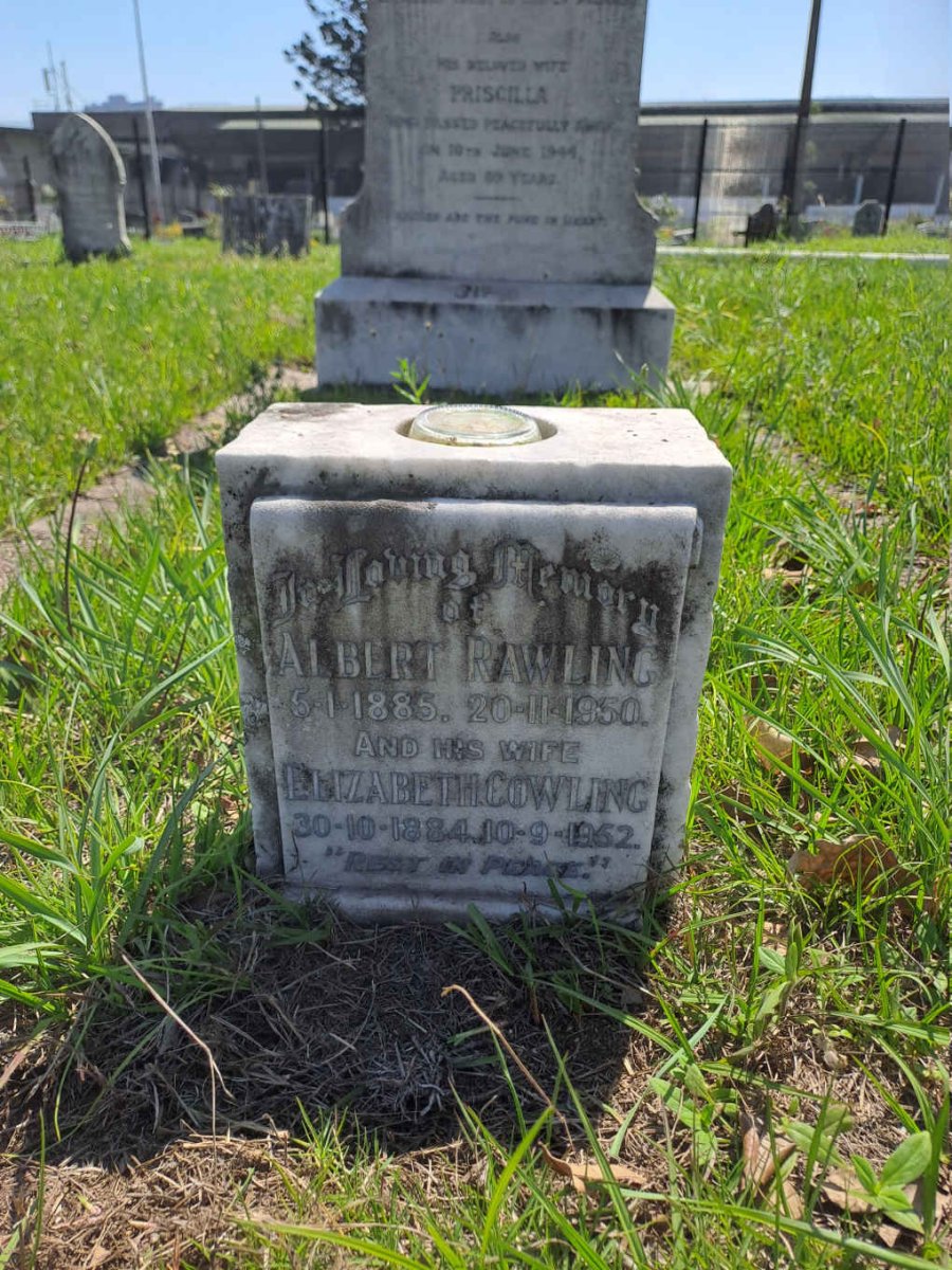 RAWLING Albert 1885-1950 & Elizabeth Cowling 1884-1952