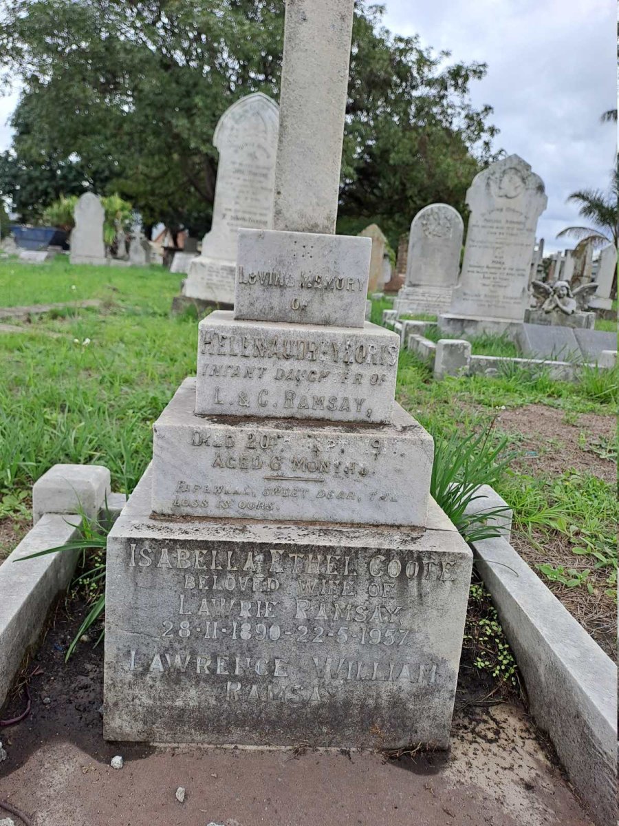 RAMSAY Lawrence William -195? & Isabella Ethel Coote -1957 :: RAMSAY Helen Audrey -1917 
