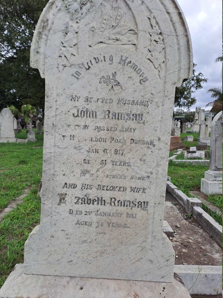 RAMSAY John -1917 & Elizabeth -1911