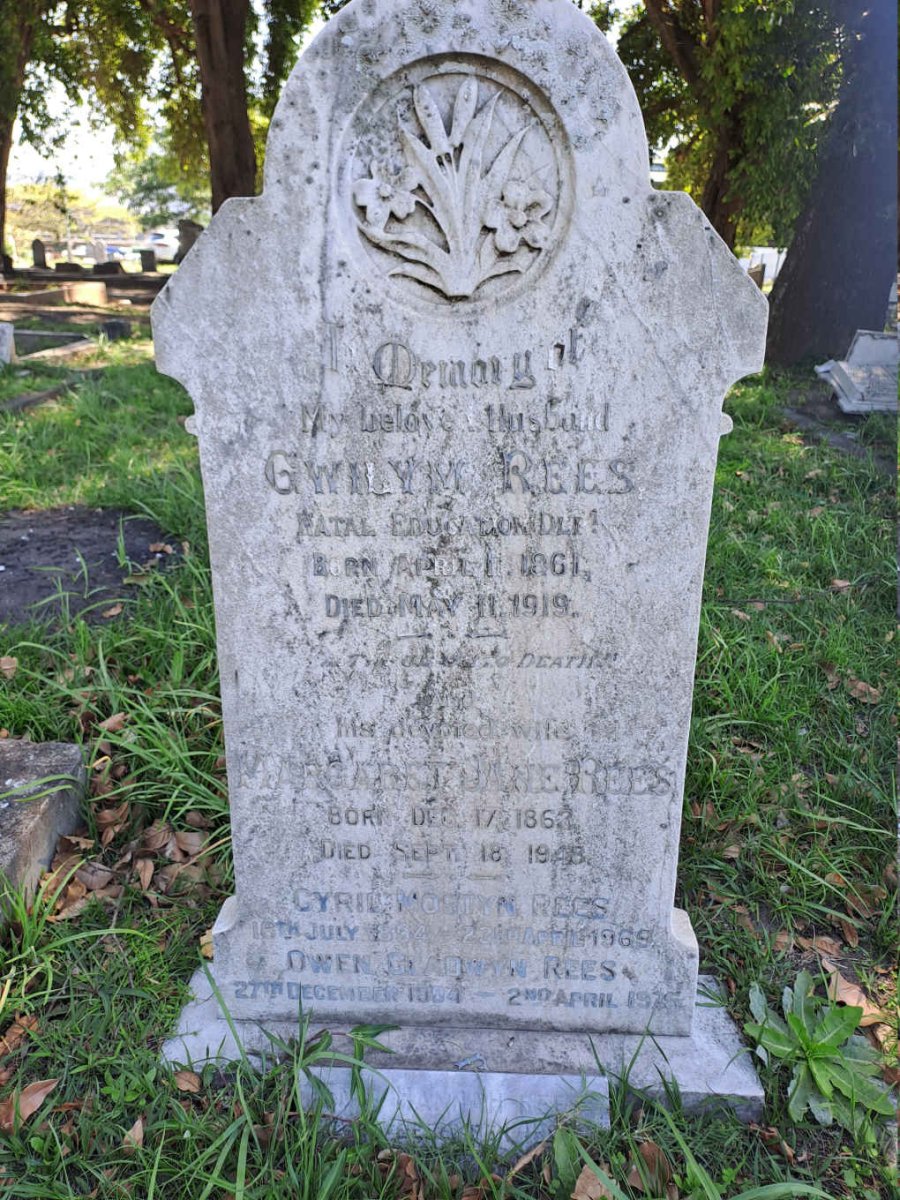 REES Gwilym 1861-1919 & Margaret Jane 1863-1948 :: REES Cyril Mostyn 1894-1969 :: REES Owen Gladwyn 1904-1975 :: REES Enid Hannah 1906-1976