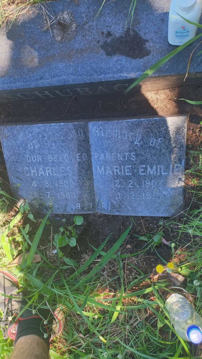 SCHUBACH Charles 1900-1980 & Marie Emilie 1904-1981