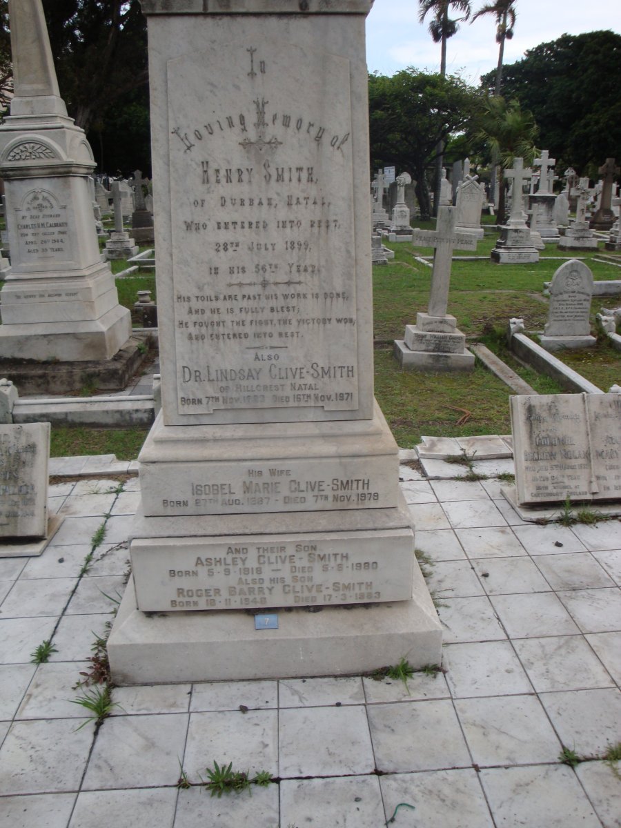 SMITH Henry ? :: SMITH Lindsay Clive -1871