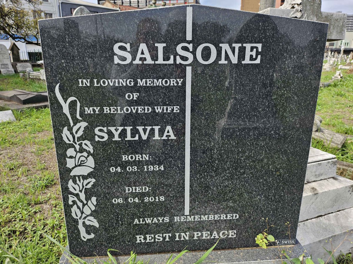 SALSONE Sylvia 1934-2018