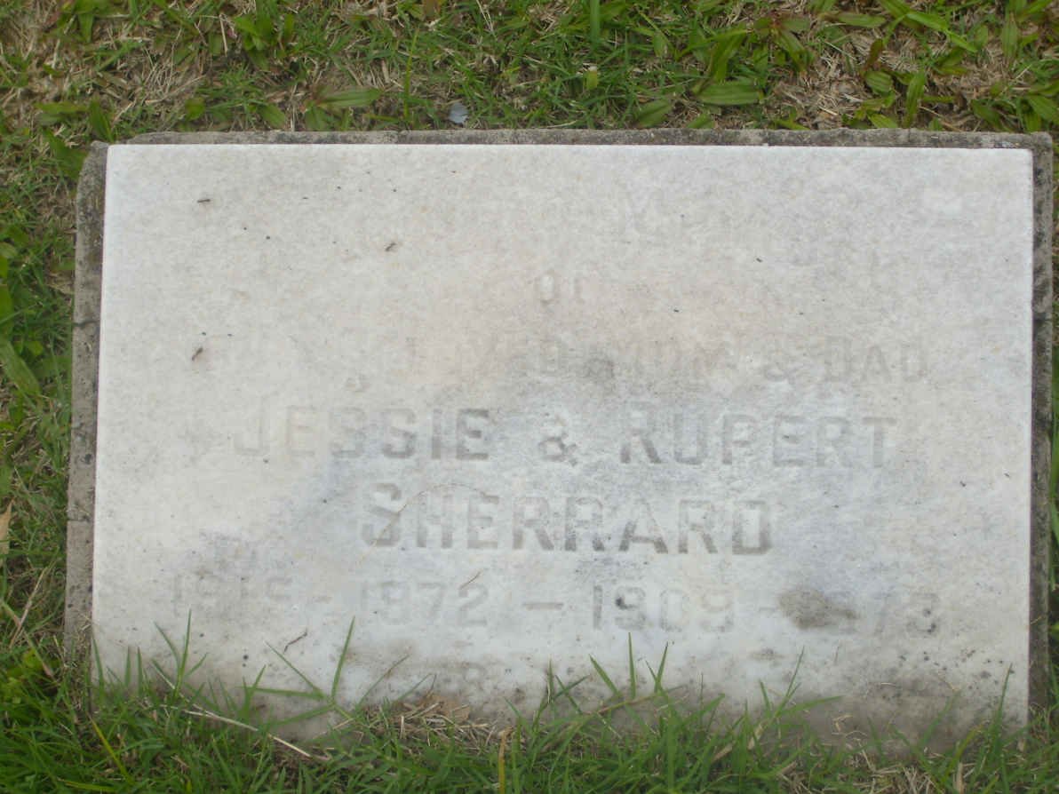 SHERRARD Rupert 1909-1973 &amp; Jessie 1915-1972