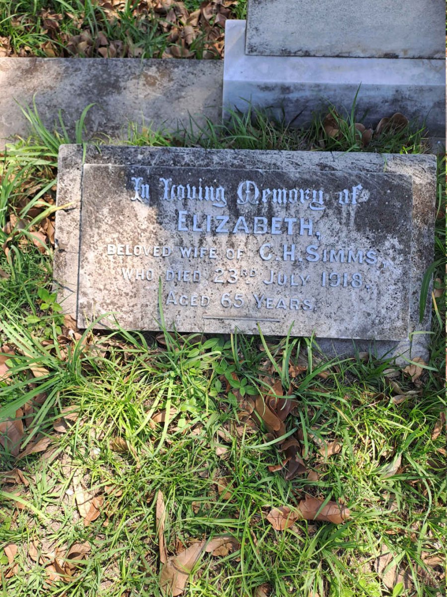 SIMMS Charles Henry -1925 & Elizabeth -1918 _2