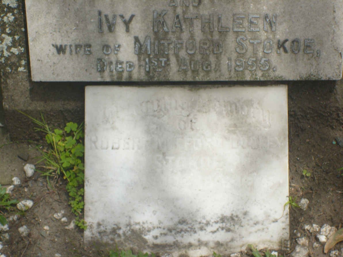 STOKOE Mitford -1922 & Ivy Kathleen -1955 :: STOKOE Arthur -1941 :: STOKOE Dorothy Kathleen -1954 :: STOKOE Robert Mitford Dudley _2