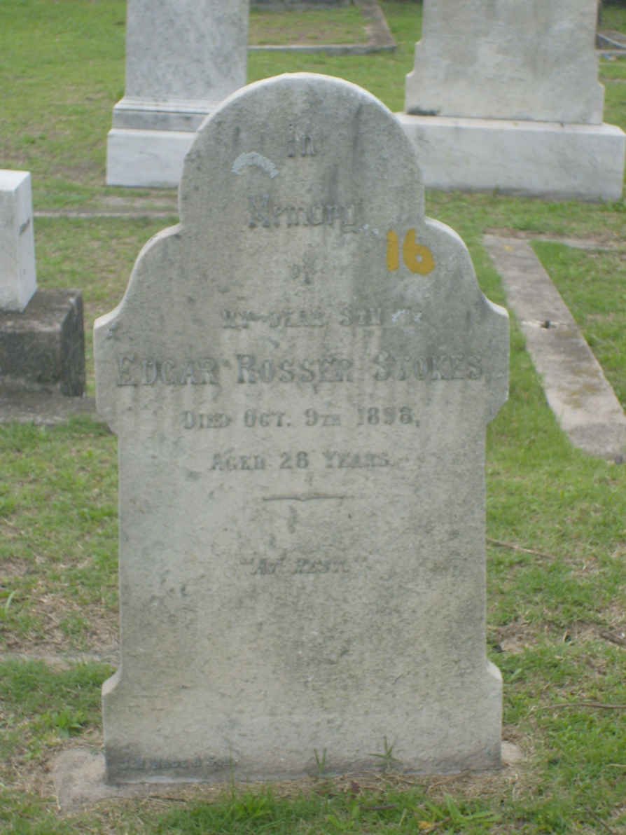 STOKES Edgar Rosser -1896