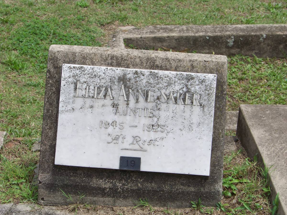 SAKER Eliza Anne 1845-1925