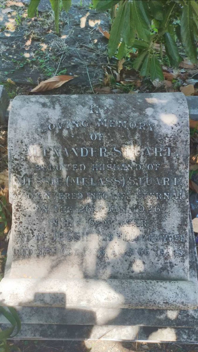 STUART Alexander -1926 & Jessie -1936