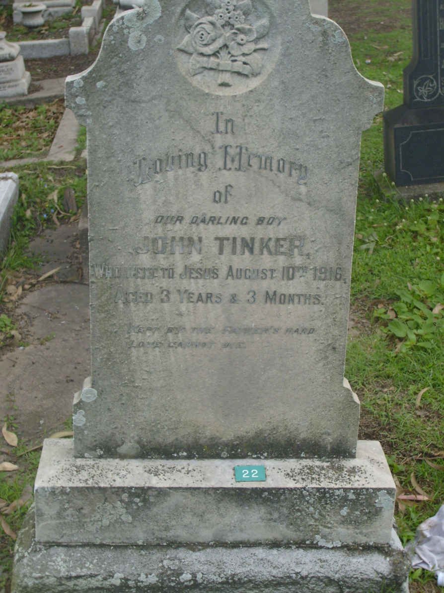 TINKER John -1916