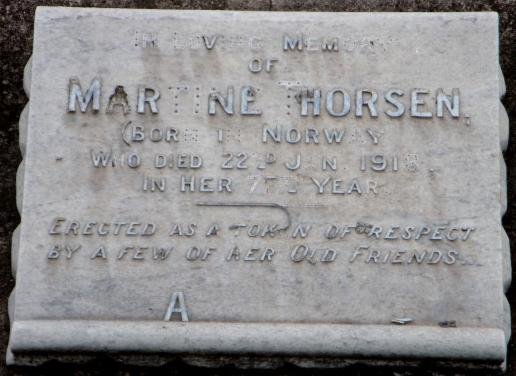 THORSEN Martine -1916