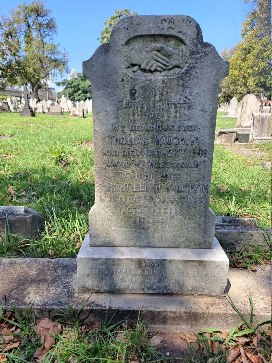 VAUGHAN Thomas -1916 & Susan Ellen -1955 :: MILLER Thomas Leonard -1964