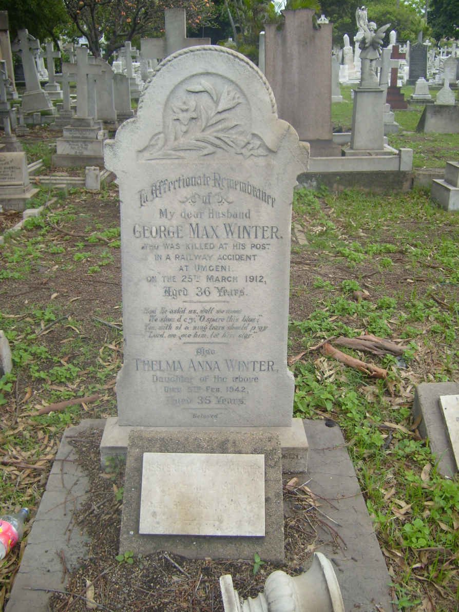 WINTER George Max -1912 :: WINTER Thelma Anna -1942 :: ?