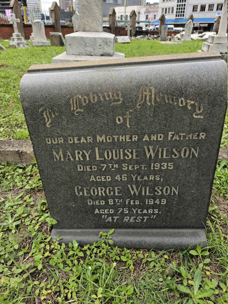 WILSON George -1949 & Mary Louise -1935