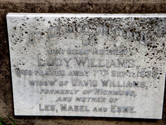 WILLIAMS Lucy -1938