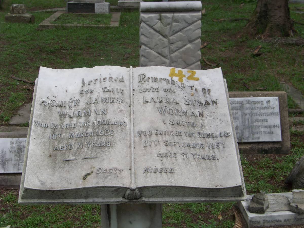 WORMAN Arthur James -1936 &amp; Laura Susan SMITH -1952