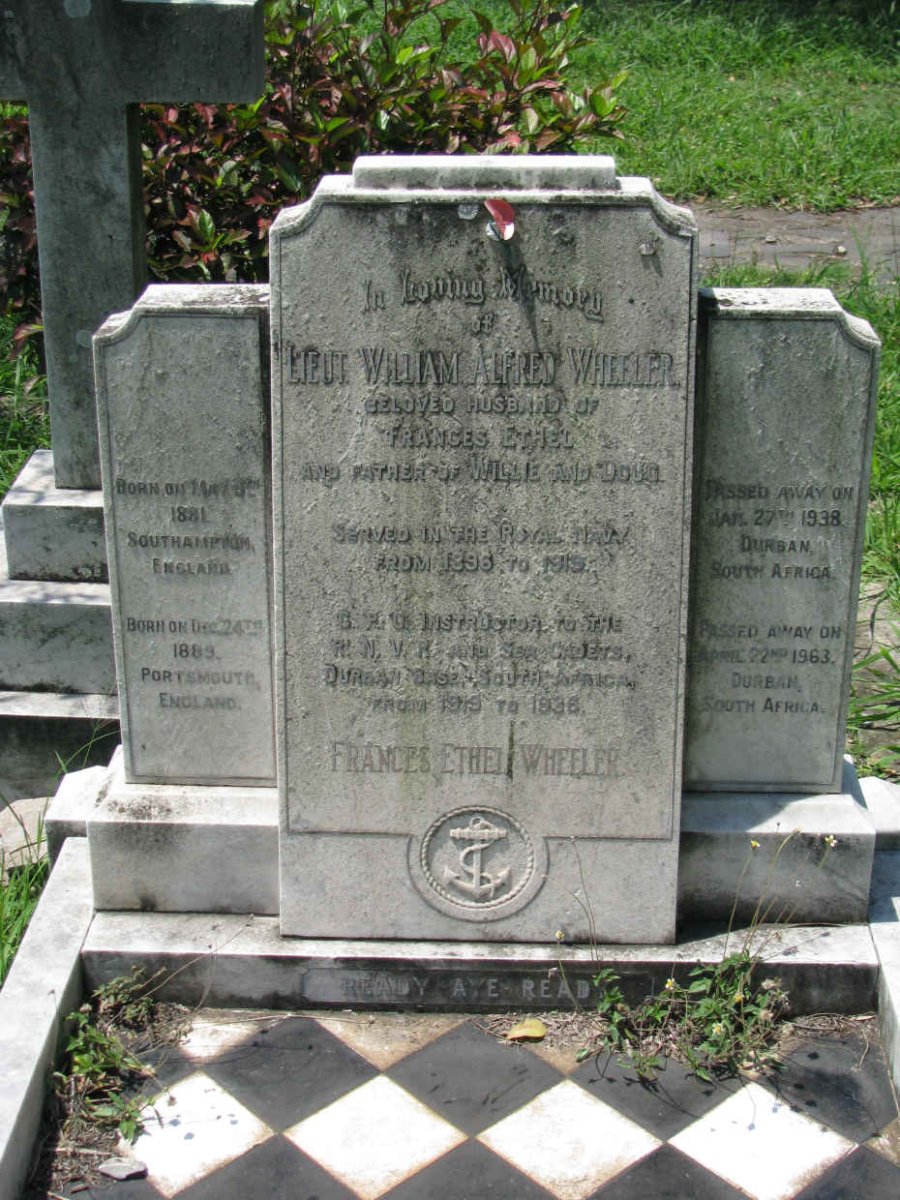 WHEELER William Alfred 1881-1938 &amp; Francis Ethel 1883-1963