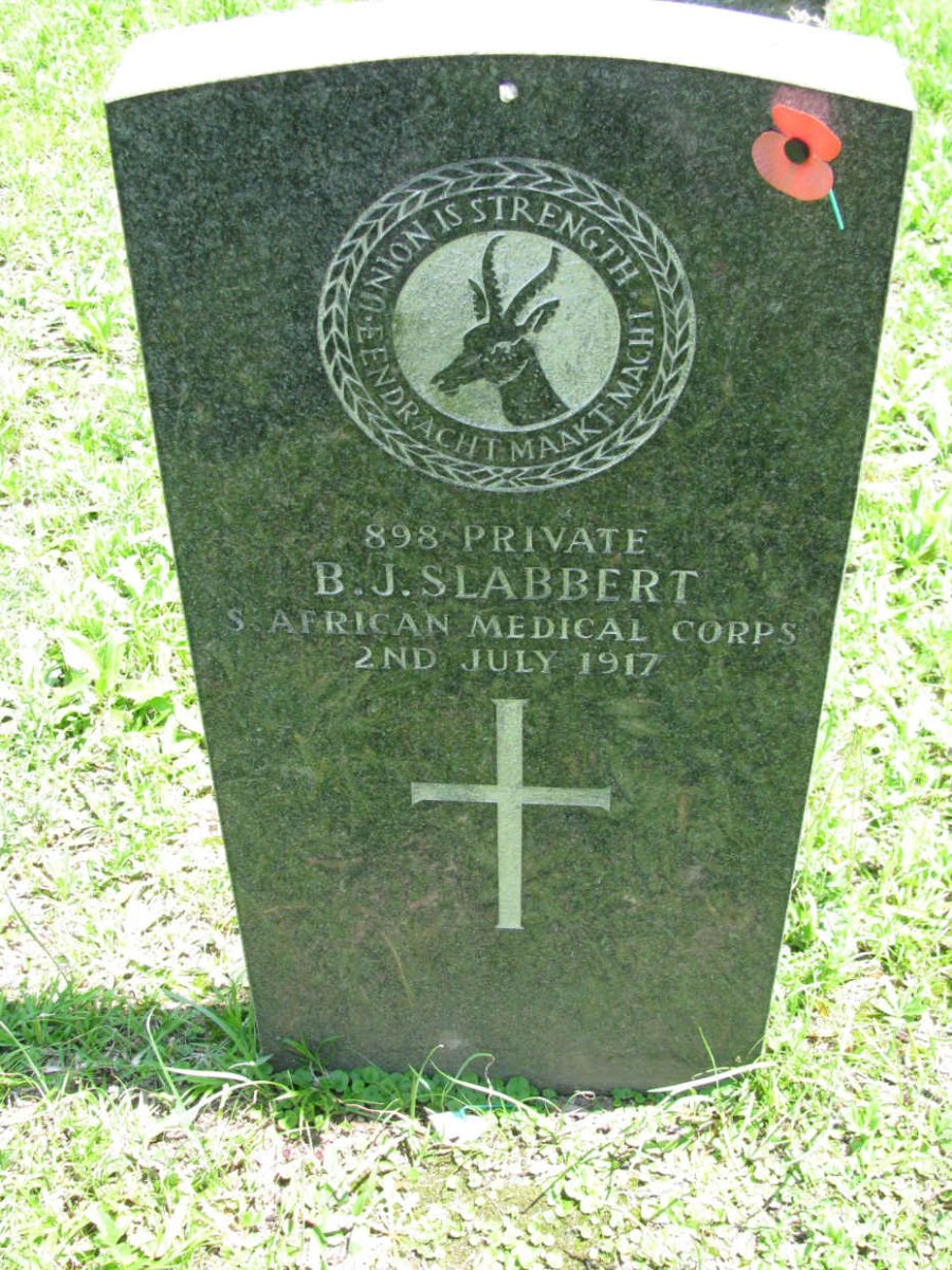 SLABBERT B.J. -1917