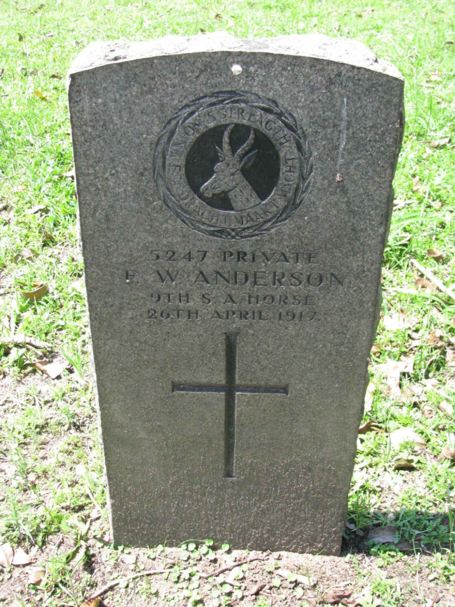 ANDERSON F.W. -1917