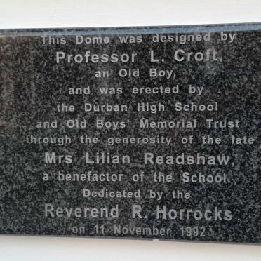 4. Memorial plaque