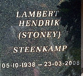 STEENKAMP Lambert Hendrik 1938-2008