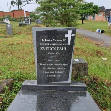 PAUL Evelyn 1974-2020