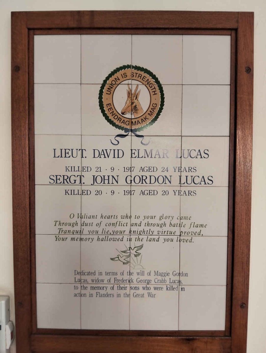 LICAS David Elmar -1917 :: LUCAS John Gordon -1917