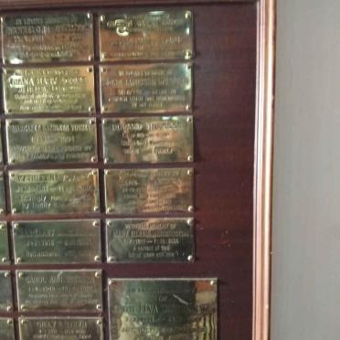 16. Memorial plaques