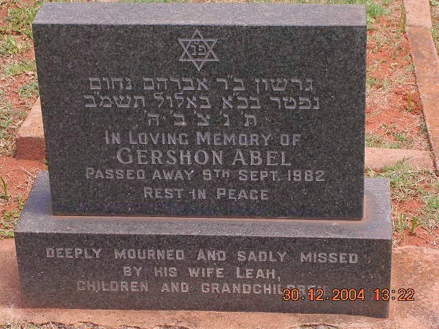 ABEL Gershon -1982