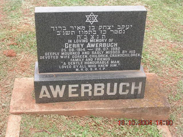 AWERBUCH Gerry 1914-1992