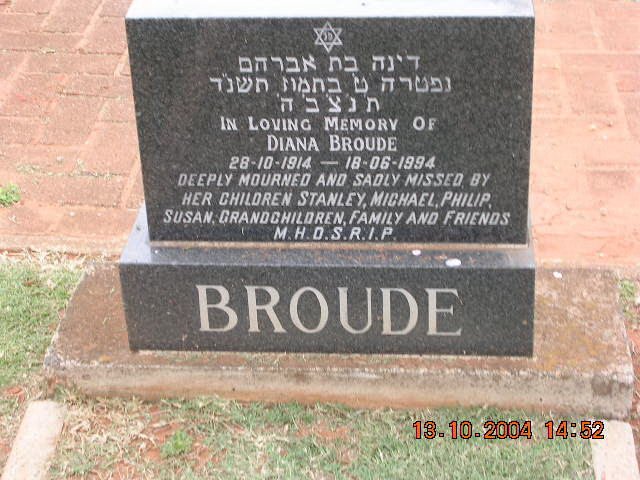 BROIDE Diana 1914-1994