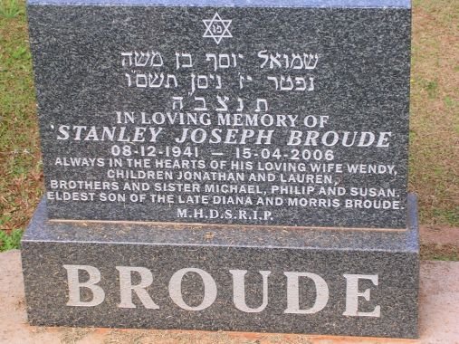 BROUDE Stanley Joseph 1941-2006