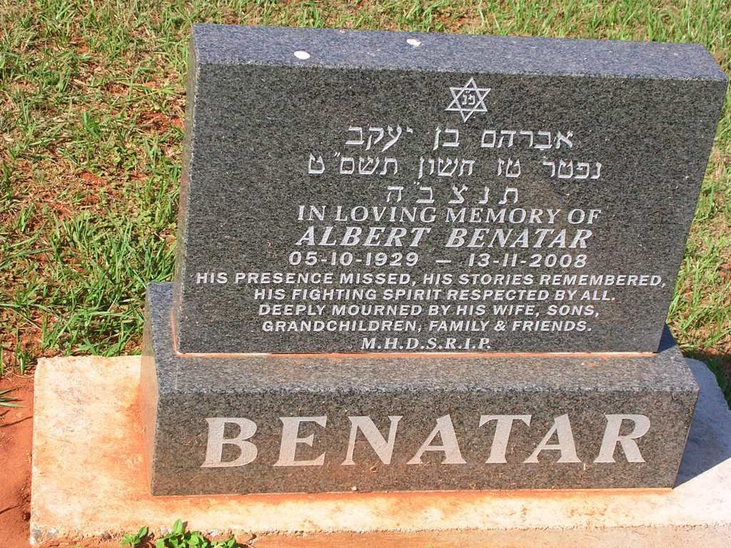 BENATAR Albert 1929-2008