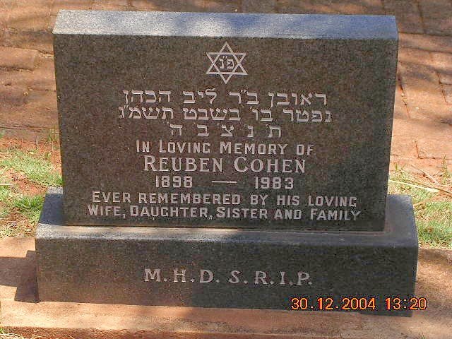 COHEN Reuben 1898-1983