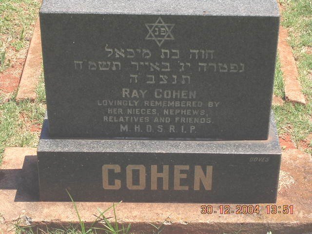 COHEN Ray