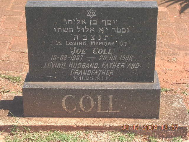 COLL Joe 1907-1996