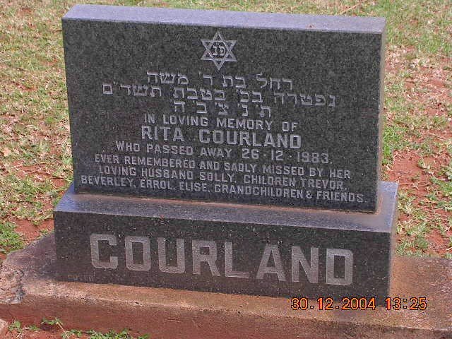 COURLAND Rita -1983