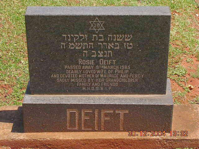 DEIFT Rosie -1985
