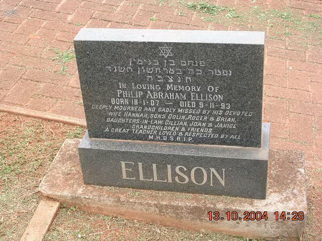 ELLISON Philip Abraham 1907-1993