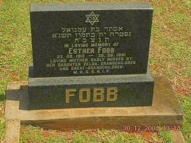 FOBB Esther 1913-1991