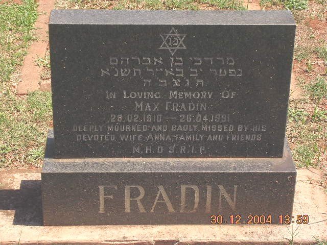 FRADIN Max 1910-1991