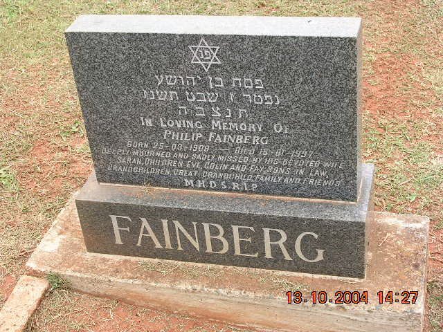 FAINBERG Philip 1908-1997