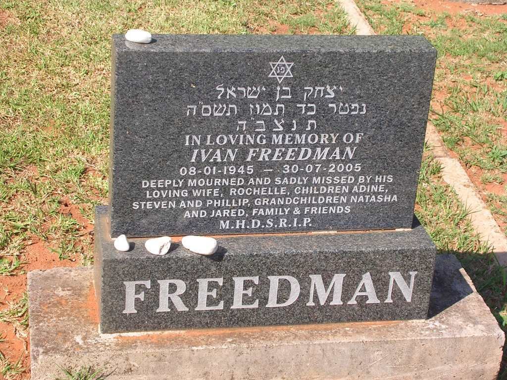 FREEDMAN Ivan 1945-2005