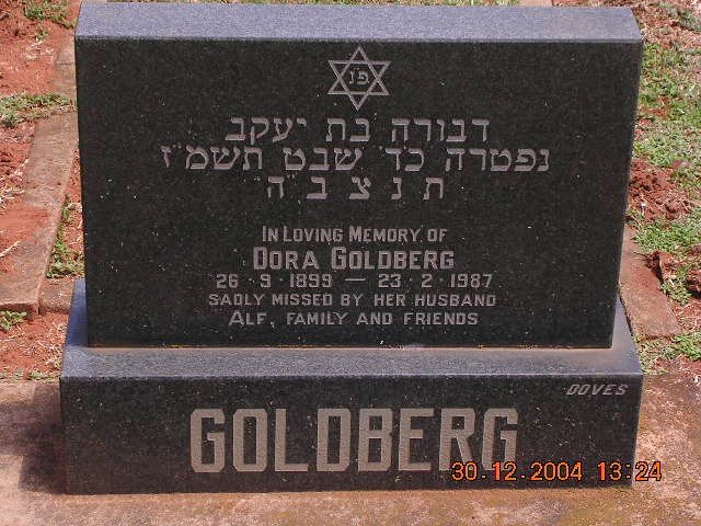 GOLDBERG Dora 1899-1987