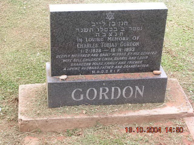 GORDON Charles Tobias 1924-1993