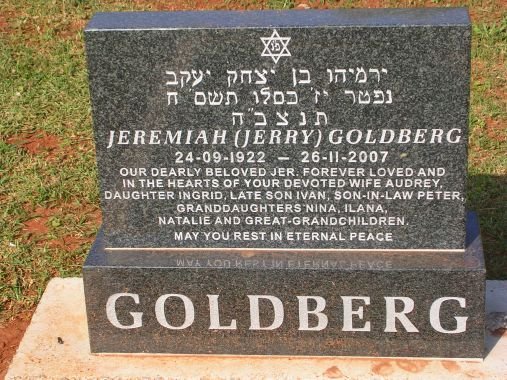 GOLDBERG Jeremiah 1922-2007