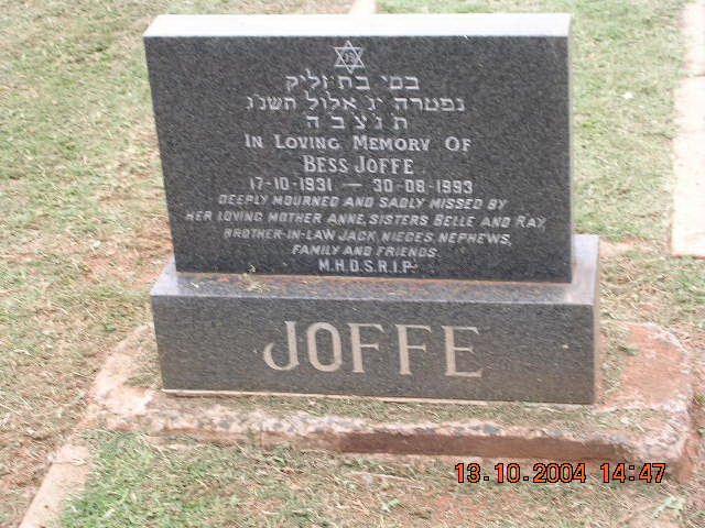 JOFFE Bess 1931-1993