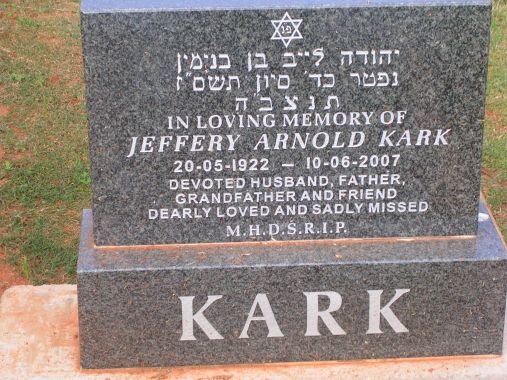 KARK Jeffery Arnold 1922-2007