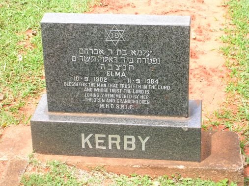 KERBY Elma 1902-1984